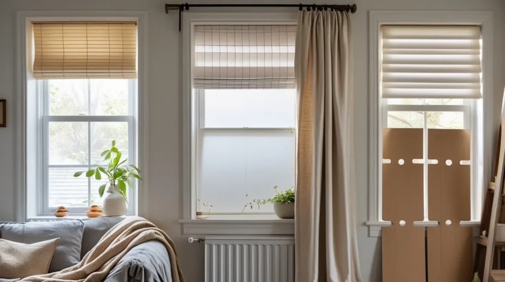 Simple Ideas for Temporary Window Coverings That Work