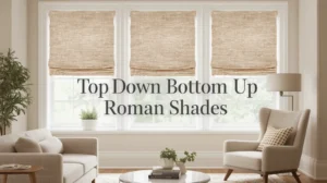 top down bottom up roman shades
