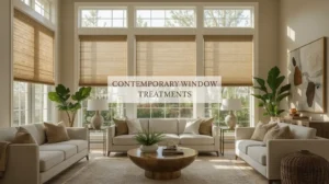contemporary window treatments ideas
