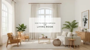 how to choose curtains for living room