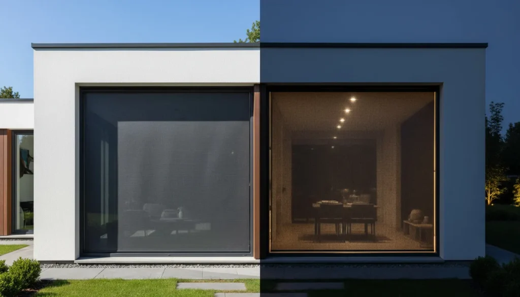 Do Solar Shades Provide Privacy During Day and Night Conditions